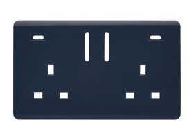 Navy Spare Plate Wiring Accessories Trendi Decorative Screwless